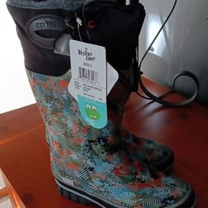 Western Chief Pixel Pattern Rain Boots